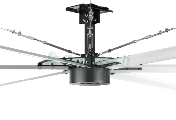 Direct-Drive Permanent Magnet Energy-Saving Large Ceiling Fan